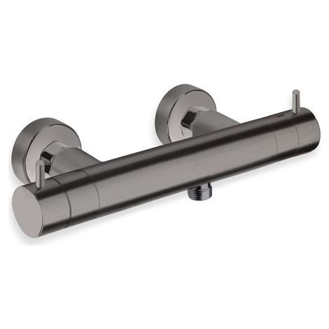 Douche thermostatique chrome noir brosse - CRISTINA ONDYNA TV45175