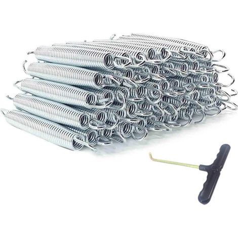 Dengmx-Ressorts de rechange pour trampoline - acier, 135 mm (1/5)