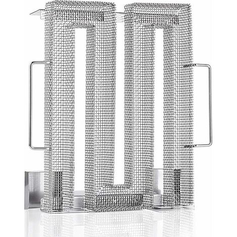 Generador de humo de acero inoxidable Generador de humo frío Generador de humo frío profesional Hasta 20 horas de humo para parrilla, ahumador, parrilla, ahumador y ahumador Accesorios para barbacoa (1/2)