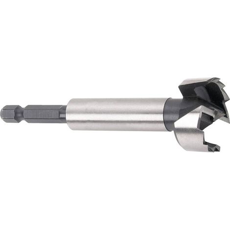 Wolfcraft – Foret Forstner 35 mm – Acier chrome-vanadium – Longueur 90 mm – Queue hexagonale 1/4" (6,3 mm) – Pour bois tendre (1/10)