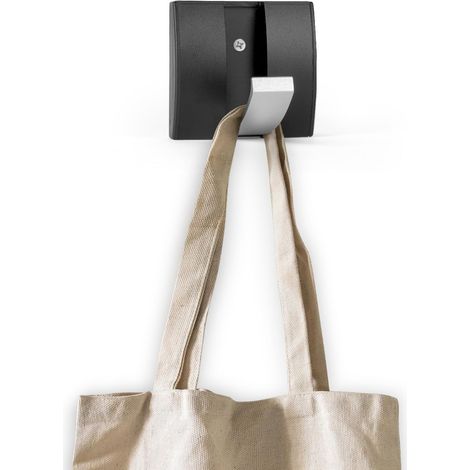 Patère Mural Pliable 1 Crochet Rétractable en Aluminium,Porte-Manteau Métallique pour Suspendre Vestes,Écharpes,Sacs à Main,Idéal pour Cuisine et Salle de Bain (1/5)
