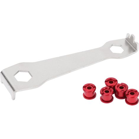 Vis de plateau mono, écrous de plateau rouges, résistance à la corrosion, oxydation anodique, finition soignée, couleur vive (1/5)