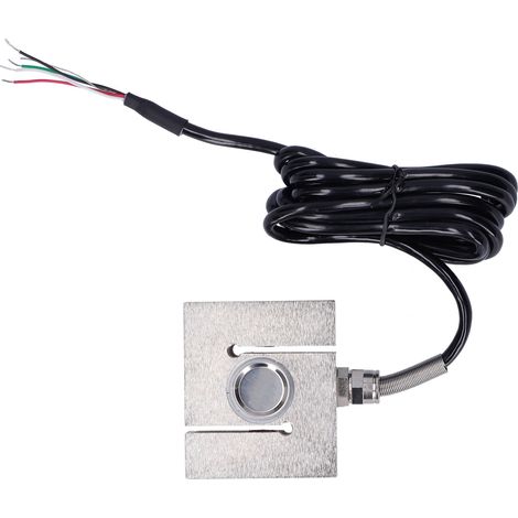 Capteur de Force à Compression S-Type Poutre de Charge en Acier Allié 40Cr avec Câble DYLY-104 5-15V DC (400kg) (1/5)