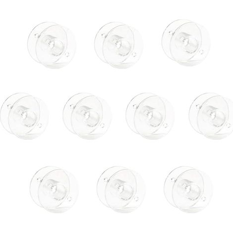 10 pcs Canette Plastique, Canettes Machine à Coudre pour Brother Singer Kenmore Janome la Plupart des Machines à Coudre (1/5)
