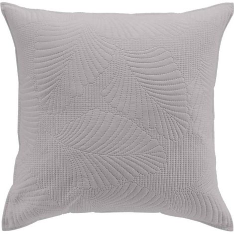 Housse de Coussin "Palombine" 60x60cm Gris (1/4)