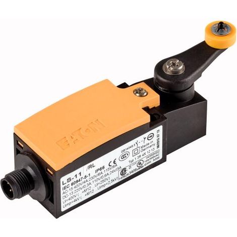 Interrupteur de position 1 F + O levier à galet M12A EATON LS-11/RL-M12A