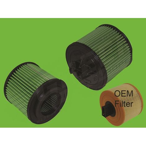 Filtre a air Green pour BMW Serie 3 E90-E93 de 2003 a 2005 325i-218cv-36821426 (1/2)