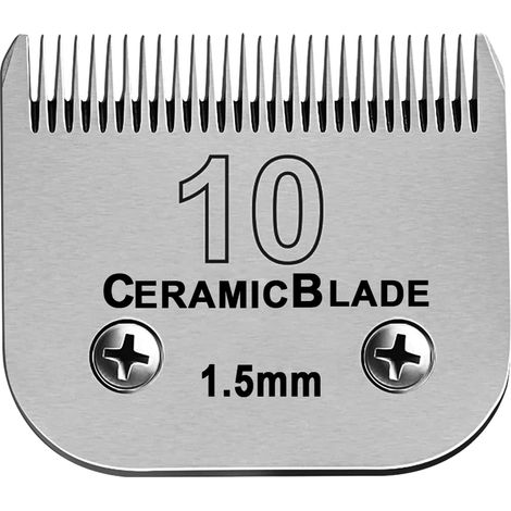 Cuchillas para cortapelos eléctricos para perros, compatibles con Moser 45-50/Heiniger/Andis Oster A5 Wahl serie KM, tamaño 10. (1/5)