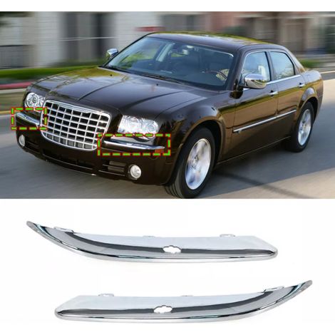 Applicable to Chrysler front bumper trim strips: 04806124AA, 04806125AA, 4805938AA
