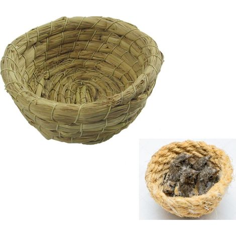 Set 2 Pièces Panier à Nid 10 Cm Rongeurs Oiseaux Hamsters Oiseaux