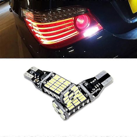2 ampoules LED CANBUS Fire LED T15 W16W, feu arrière pour BMW Série 5 E60 E61 F10 F11 F07, 4014 SMD, Mini Cooper (1/2)