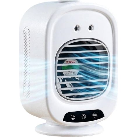 Mini climatiseur personnel intelligent - 5 vitesses de ventilation - oscillation à 70 degrés - refroidisseur évaporatif portable (1/5)