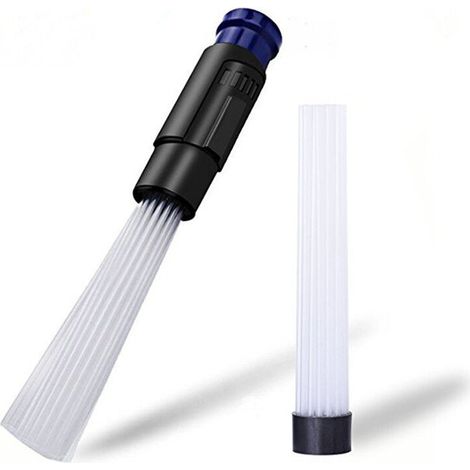 Lot de tubes à paille vides multifonctionnels, brosse à poussière, accessoire universel et portable, idéal pour le nettoyage domestique (1/2)