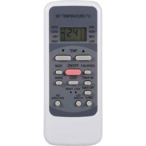 Fernbedienung für Klimaanlagen, universelle Ersatzfernbedienung für Midea R51 R51 / E R51 / CE R51M / CE R51D / E R51M / BGE R51M / BGE / Toshiba Electrolux Conia Westinghouse Vest (1/5)