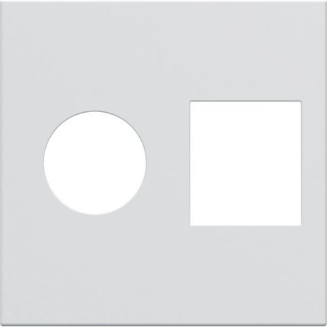 Enjoliveur prise TV+RJ45 gallery 2 modules pure (WXD240B)
