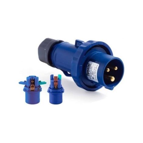 CLAVIJA AEREA 3P+T 16A 400V IP67 CONEXION RAPIDA - FAMATEL