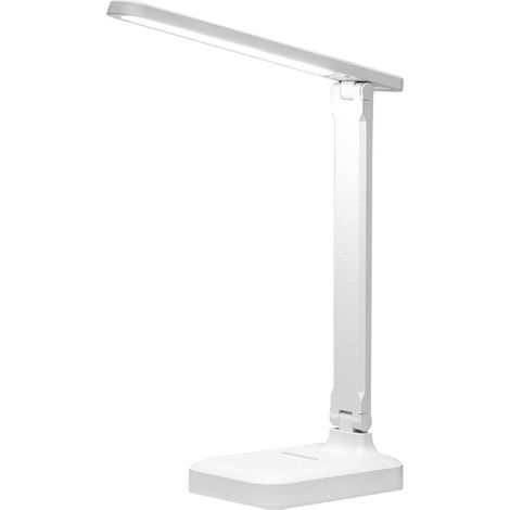 Lampe de bureau LED alimentée par USB, éclairage doux, pliable, respectueux des yeux, lampe de lecture tactile pour étudiants et enfants (1/5)