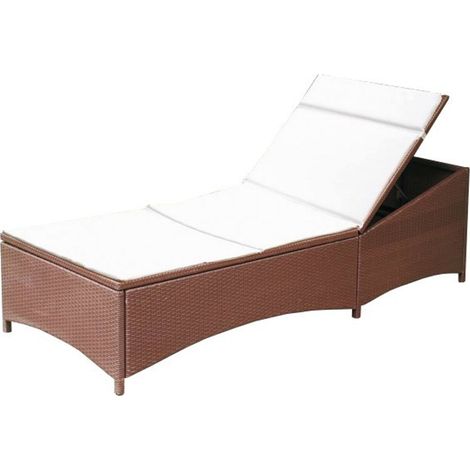 Poly-Rattan Liege braun (1/2)