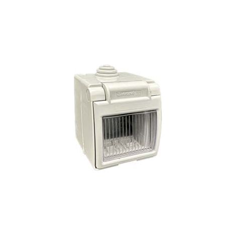 SCATOLA PORTAFRUTTI DA PARETE 2 POSTI IP55- - (1570) - 6 pezzi MARLANVIL