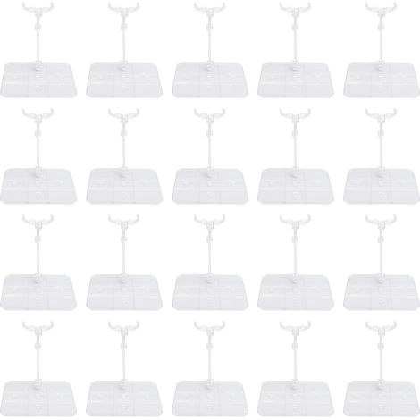Lot de 20 supports pour figurines articulées, en acrylique stable, pour poupées de 15 cm (6 pouces) (1/5)