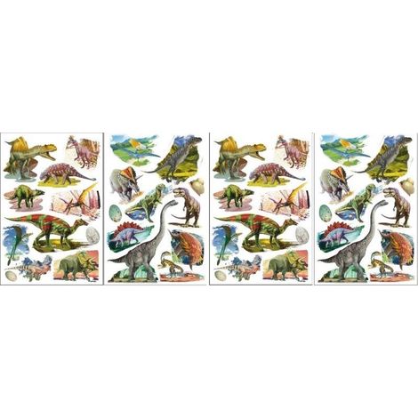3D-Dinosaurier-Aufkleber-Mix