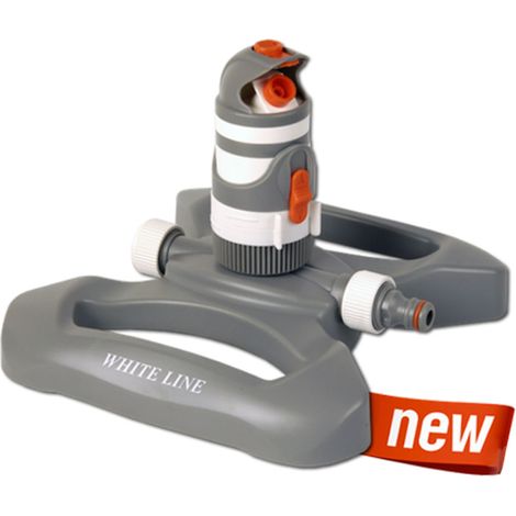 WhiteLine 2-Funktionen Drehsprinkler, Rasensprenger, Kreisregner (1/3)