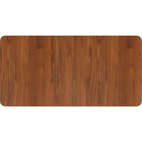 vidaXL Encimera baño madera maciza tratada marrón oscuro 80x40x1,5 cm (1/2)