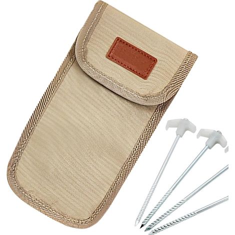 Piquets de camping – Porte-clou de rangement en tissu Oxford 900D – Piquets de rangement pour le camping, la randonnée, l'escalade, les voyages et les pique-niques