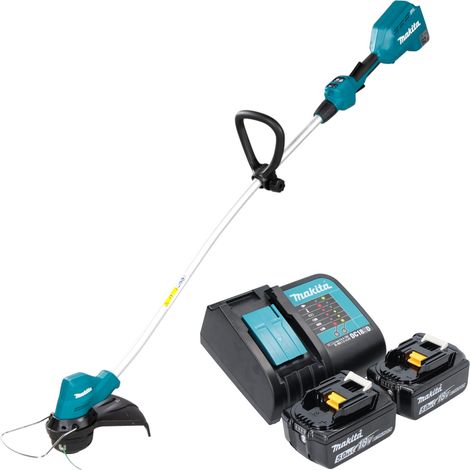Makita DUR 189 ST2 Coupe-bordures sans fil 18 V 300 mm Brushless + 2x batterie 5,0 Ah + chargeur