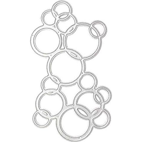 Bubble-Präge-Stanzschablonen für DIY-Scrapbooking-Alben