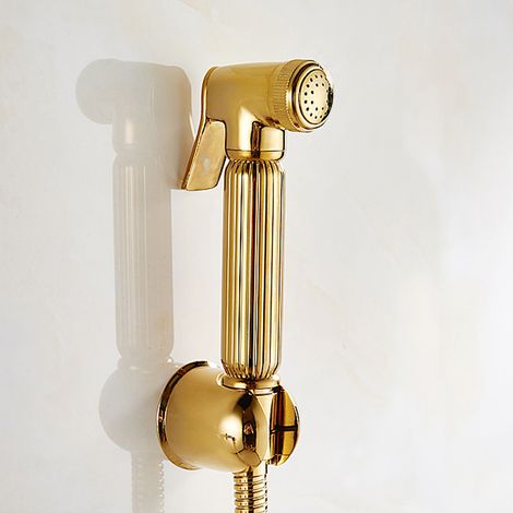 Kit de douchette bidet mural en laiton massif pour WC et salle de bain — Pulvérisateur Shattaf (1/5)