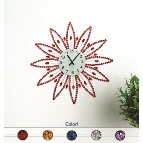 Orologio da Parete con rubini chic stella Vari Colori (1/2)
