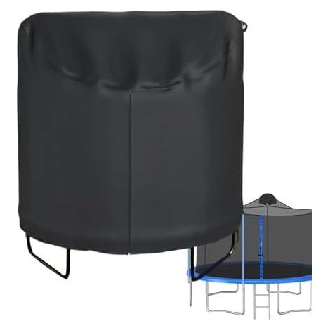 Bâche D'Ombrage pour Trampoline - Ombrage Protecteur Coupe-Vent Housse Ronde Utilisation en Extérieur Jardin Maison Parc Aire Jeux Été et Hiver (1/5)