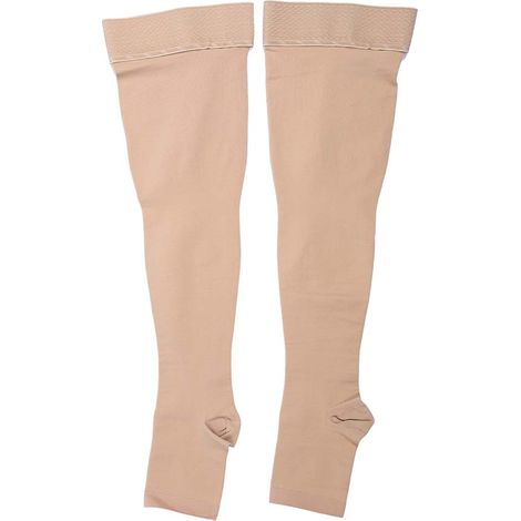 Bas de contention médicale élastiques anti-varices, gaine amincissante pour jambes fines (1/5)