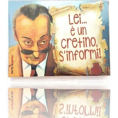 TrAdE Shop Traesio - Calamita Magnete Magnetino Rettangolare Idea Regalo Frasi Lei E' Un -