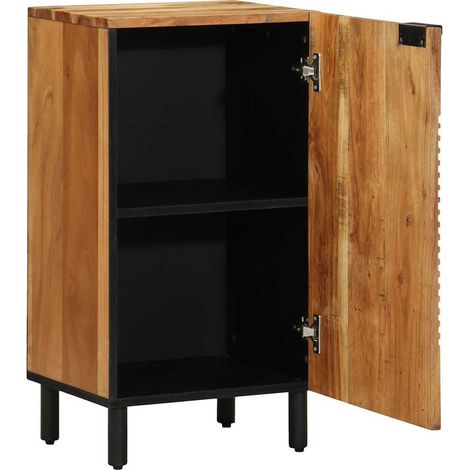 vidaXL Aparador Marrón 40 x 33,5 x 75 cm Madera de mango maciza (1/2)