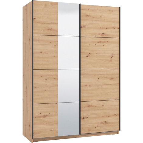 Mömax Schwebetürenschrank Gard 150 in Eiche Artisan (1/5)