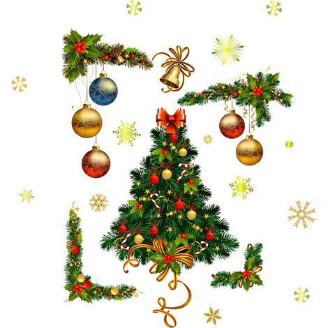 Window stickers, wall decoration, snowflake, home decoration, ice skate stickers (1/5)