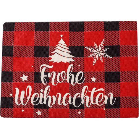 Placemat - Linen Embroidery - Pour Décoration De Table De Noël Halloween Et Événements - 1 Pièce (1/2)