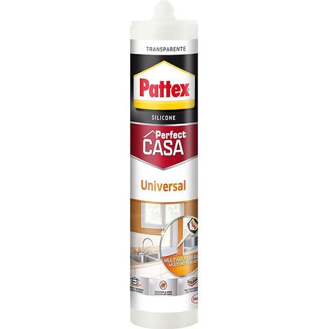 Pattex Sigillante Silicone Trasparente per Bagni e Infissi - 280 ml (1/4)