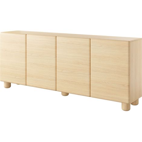 CASSETTIERA, rovere Vicenza, 199,7 x 80,2 x 38 cm