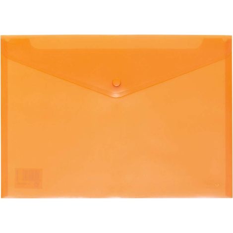 04871252-Busta Folio formato busta di plastica di colore arancione