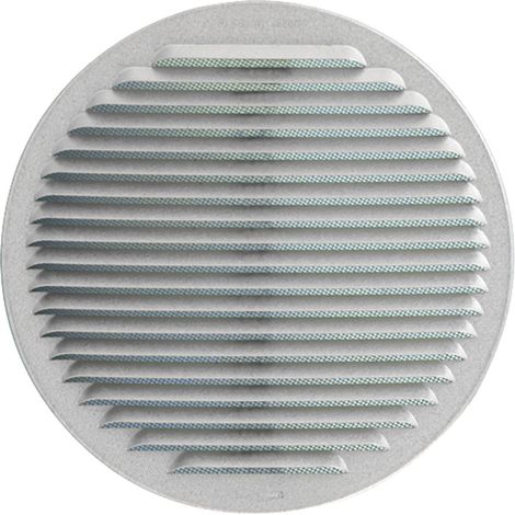 Grille ventilation ronde à clipser avec ressorts Ø230mm Inox (1/2)