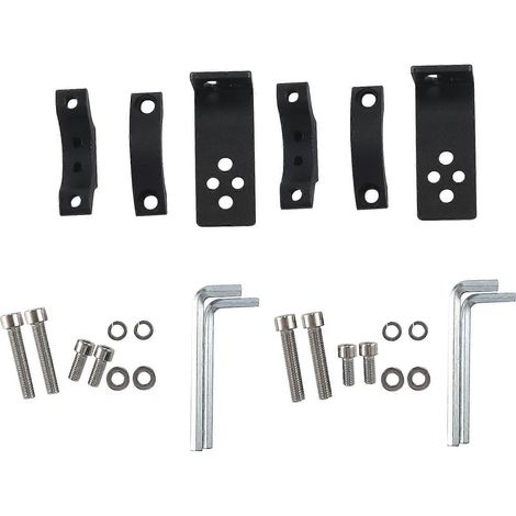 2 jeux de supports universels TG11 pour phare de moto, fixation pour tube et fourche, style café racer/chopper (1/5)