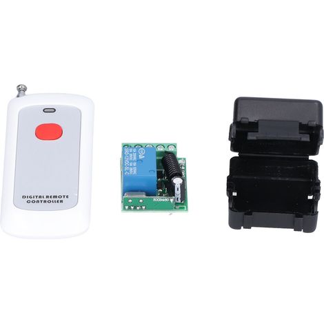 Télérupteur sans fil DC 12V 1 voie, contrôleur de lampe longue portée pour garage (1/5)