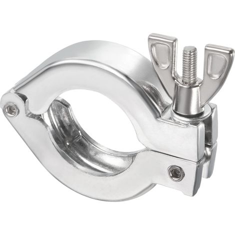 KF-25 Vide Pince Aluminium Alliage Unique Broche Tuyau Pince Argent (1/5)