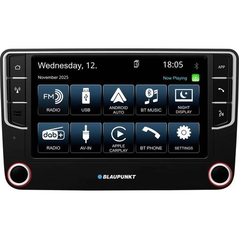 [NEUWERTIG] B-Ware Blaupunkt Autoradio Wolfsburg 648 Android Auto Apple CarPlay DAB Tuner schwarz (1/2)