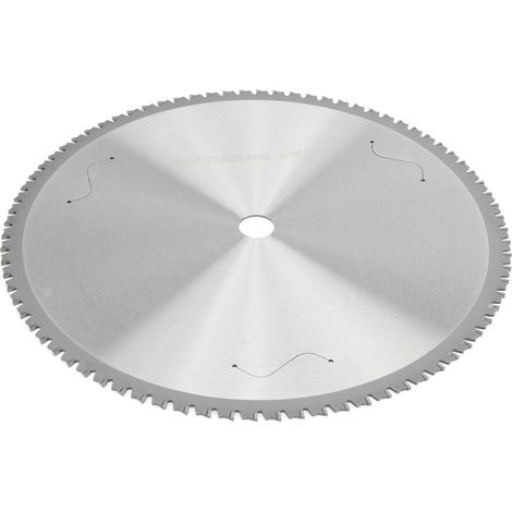 Lame scie circulaire métal 80 dents acier rapide 355x2,6x2,0x25,4mm disque coupe inox (1/5)
