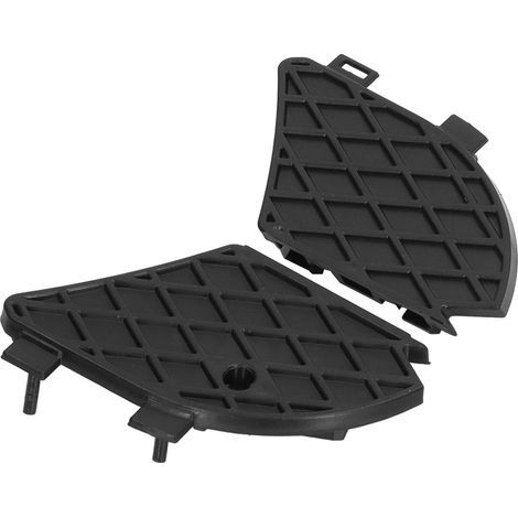 KIMISS 1 Paire de Calandre Inférieure de Pare-chocs Avant 2108850153, A2108850253 Couvercle de Grille Antibrouillard pour Classe E W210 (ABS). (1/5)