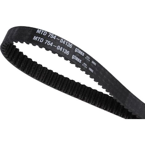 Correa dentada original MTD CUB CADET 754-04136 cuchillas de tractor de césped (1/3)